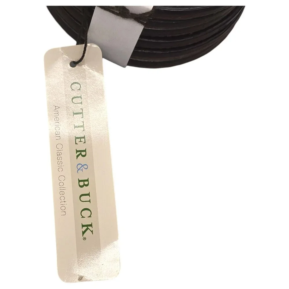 Cutter & Buck Leather Coaster Set of 6 American Home Mortgage Storage Box‎